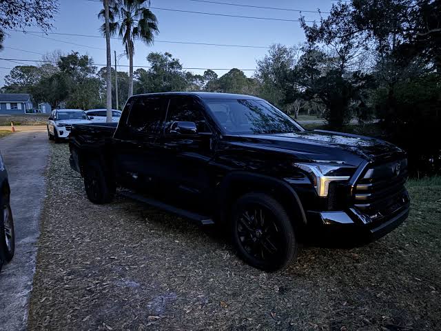 Black pickup truck detailed by DD Auto Care Toowoomba